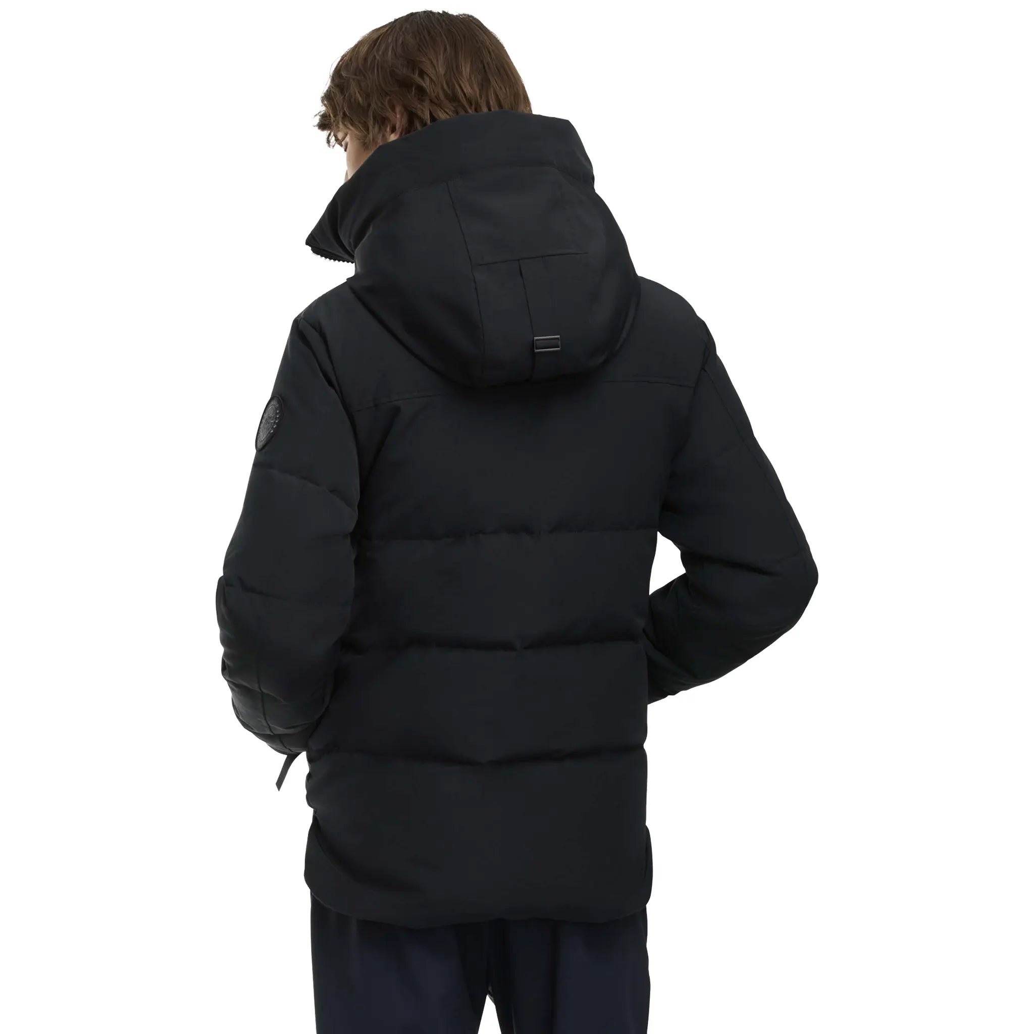 Back View of Canada Goose Macmillan Parka Black Label 2280M